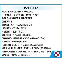 Конструктор Cobi Historical Collection WWII PZL P.11c - Превью изображения №9 — Интернет-магазин Your Sale