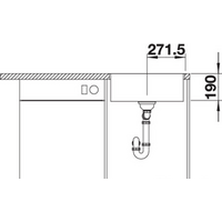 Blanco Subline 500-IF/A SteelFrame (антрацит) 524111 Image #3