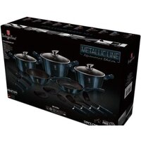 Набор кастрюль Berlinger Haus Aquamarine Metallic BH-6164 - Превью изображения №2 — Интернет-магазин Your Sale