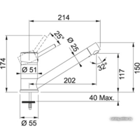 Franke Sinta Хром/Оникс [115.0297.478] Image #2