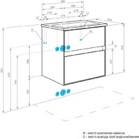 Акватон Тумба под умывальник Либерти 60 1A279401LYC70 Image #18