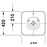 Duravit Bacino 42x42 [0333420000] Image #2