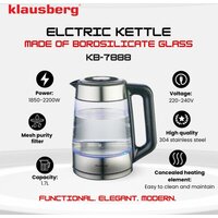 Электрический чайник Klausberg KB-7888 - Превью изображения №3 — Интернет-магазин Your Sale