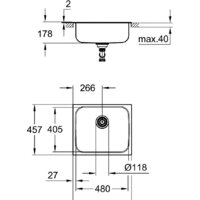 Grohe K200 60-S 53.3/45.8 1.0 31719SD0 Image #3