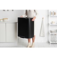 Brabantia Bo Pedal Bin 2 x 30 л (черный матовый) Image #11