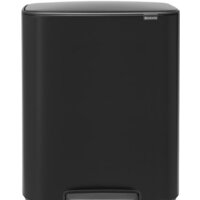 Brabantia Bo Pedal Bin 2 x 30 л (черный матовый)