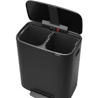 Brabantia Bo Pedal Bin 2 x 30 л (черный матовый) Image #4