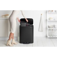 Brabantia Bo Pedal Bin 2 x 30 л (черный матовый) Image #7