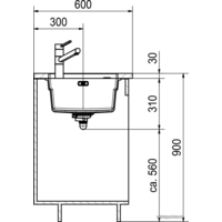 Franke Kubus 2 KNG 110-62 125.0528.622 (белый) Image #4