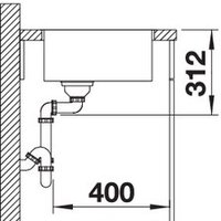 Blanco Subline 500-IF SteelFrame (белый) Image #3