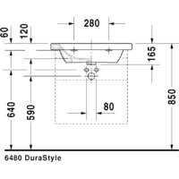 Duravit DuraStyle 65x48 (2320650000) Image #2