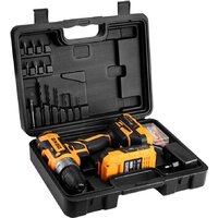 Дрель-шуруповерт Deko GCD20DU PRO Set63 083-1039 (с 2-мя АКБ, кейс) - Превью изображения №2 — Интернет-магазин Your Sale