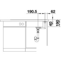 Blanco Axia III XL 6 S (разделочная доска из ясеня, жасмин) Image #4