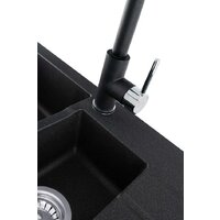 Кухонная мойка Kernau KGS A 6079 1.5B1D Graphite - Превью изображения №5 — Интернет-магазин Your Sale