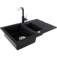 Кухонная мойка Kernau KGS A 6079 1.5B1D Graphite - Превью изображения №3 — Интернет-магазин Your Sale