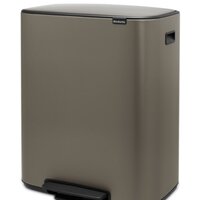 Brabantia Bo Pedal Bin 2 x 30 л (платиновый) Image #4