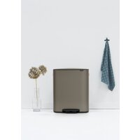 Brabantia Bo Pedal Bin 2 x 30 л (платиновый) Image #13