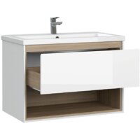 Cersanit Тумба с умывальником Louna 80 + Como 80 Image #2