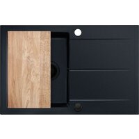 Кухонная мойка Berg Hobart BRQ1911BK - Превью изображения №2 — Интернет-магазин Your Sale
