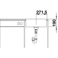 Blanco Subline 500-IF SteelFrame (антрацит) Image #4