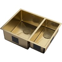 Кухонная мойка ZorG Zerox 58-2 U / IF-R PVD Gold - Превью изображения №2 — Интернет-магазин Your Sale