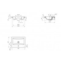 Cersanit Тумба с умывальником Louna 60 + Como 60 Image #9