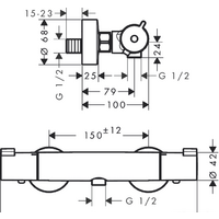 Hansgrohe Ecostat 1001 CL [13211000] Image #2