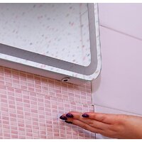 Пекам Зеркало LED Marta1-80х80dpcl (взмах руки/подогрев/часы) Image #4