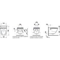 Унитаз подвесной Laufen Cleanet Navia Rimless 8206017570001 - Превью изображения №16 — Интернет-магазин Your Sale