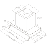 Elica Boxin LX/BL MAT/A/120 PRF0172168 Image #3