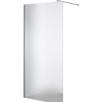 Saniteco Walk-In SN-W8MC100 (100x200, матовое стекло, хромированный профиль)