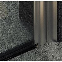 Душевая дверь MaybahGlass 198x80 MGD-803-5 (прозрачное стекло/хром матовый) - Превью изображения №3 — Интернет-магазин Your Sale