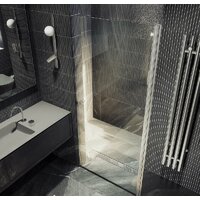 Душевая дверь MaybahGlass 198x80 MGD-803-5 (прозрачное стекло/хром матовый) - Превью изображения №6 — Интернет-магазин Your Sale