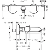Hansgrohe Ecostat 13114700 (белый) Image #2