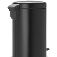 Мусорное ведро Brabantia Pedal Bin NewIcon 12 л (черный матовый) - Превью изображения №3 — Интернет-магазин Your Sale