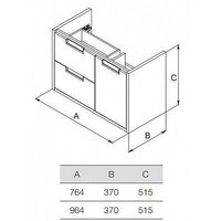 Roca Тумба под умывальник Etna 857301806 Image #4