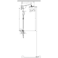 Hansgrohe Raindance Select 240 Showerpipe (27115000) Image #3
