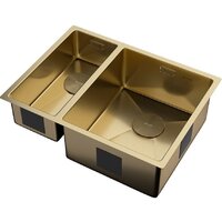 Кухонная мойка ZorG Zerox 58-2 U / IF-L PVD Gold - Превью изображения №2 — Интернет-магазин Your Sale