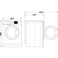 Стирально-сушильная машина Whirlpool FFWDB 964489 SV EE - Превью изображения №10 — Интернет-магазин Your Sale