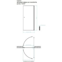 MaybahGlass 198x60 MGD-797-5 (прозрачное стекло/хром матовый) Image #8