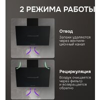 Кухонная вытяжка Zigmund & Shtain K 153.6 B - Превью изображения №5 — Интернет-магазин Your Sale
