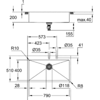 Grohe K800 90-S 84,6/51 1.0 31584SD1 Image #3