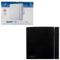 Осевой вентилятор Soler&Palau Silent-100 CZ Matt Black Design - 4C 5210007700 - Превью изображения №4 — Интернет-магазин Your Sale