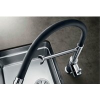 Blanco Catris-S Flexo (черный/матовый хром) Image #3