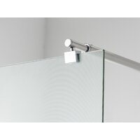 Saniteco Walk-In SN-W8MC120 (120x200, матовое стекло, хромированный профиль) Image #2