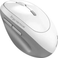 Вертикальная мышь Genius Ergo 8350S (белый/серый) - Превью изображения №2 — Интернет-магазин Your Sale