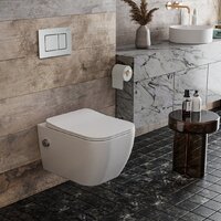 Roxen Cube bidet в комплекте с инсталляцией StounFix Dual Fresh 6 в 1 968439 (кнопка: сатин) Image #2