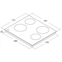 Варочная панель Akpo PKA 60 9014 BL - Превью изображения №8 — Интернет-магазин Your Sale