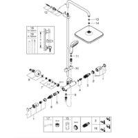 Grohe QuickFix Vitalio Start System 250 Cube 26696000 Image #5