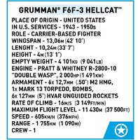 Конструктор Cobi Historical Collection WWII Grumman F6F Hellcat - Превью изображения №7 — Интернет-магазин Your Sale